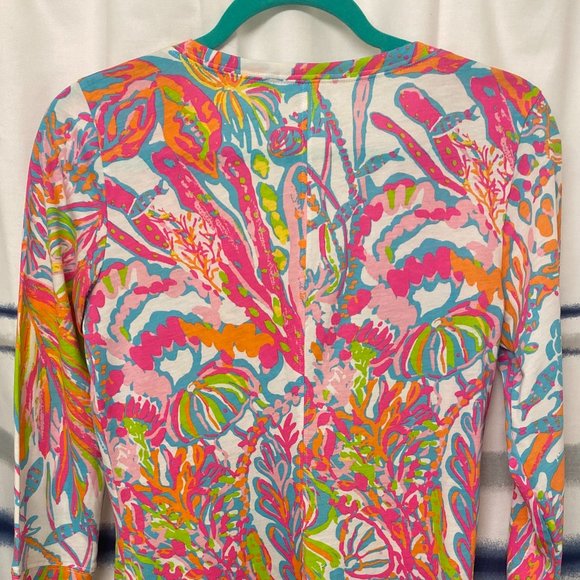 Lilly Pulitzer Christie Dress in Scuba to Cuba - Picture 4 of 6